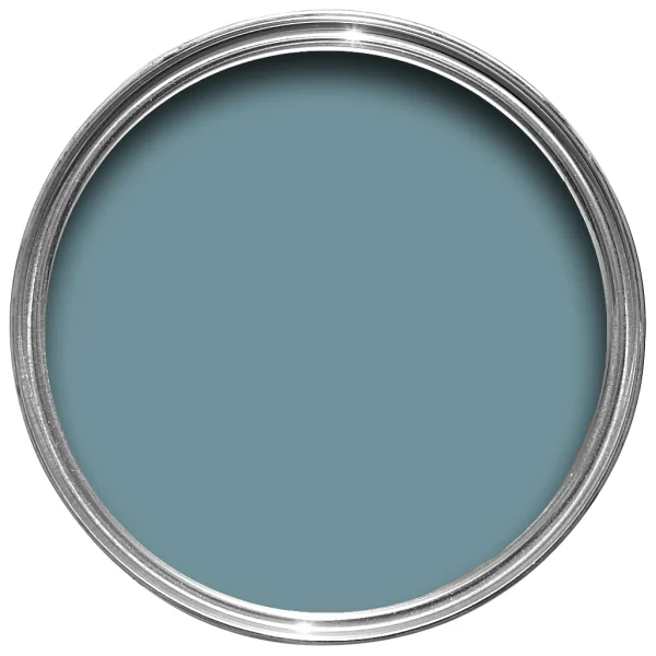 Vopsea albastra mata 7 la suta luciu pentru interior Farrow and Ball Mostra Stone Blue No. 86 100 ml