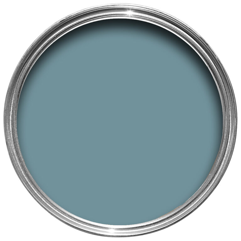 Vopsea albastra mata 7 la suta luciu pentru interior Farrow and Ball Mostra Stone Blue No. 86 100 ml