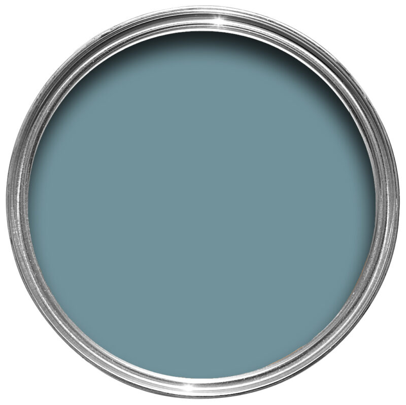 Vopsea albastra satinata 40 la suta luciu pentru interior Farrow and Ball Modern Eggshell Stone Blue No. 86 5 Litri - imagine 2