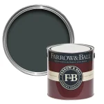 Vopsea verde mata 7 la suta luciu pentru interior Farrow and Ball Mostra Studio Green No. 93 100 ml