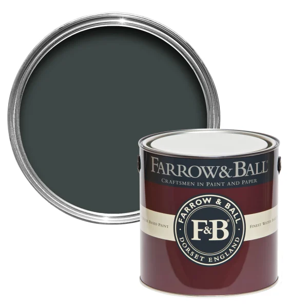 Vopsea verde mata 7 la suta luciu pentru interior Farrow and Ball Mostra Studio Green No. 93 100 ml