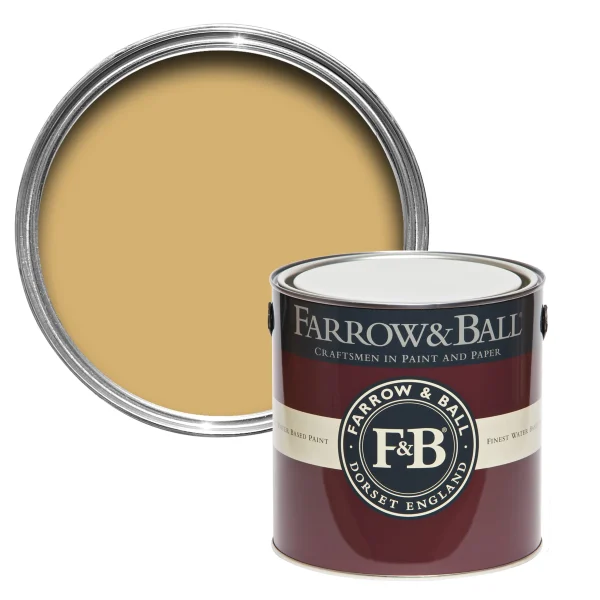 Vopsea galbena mata 7 la suta luciu pentru interior Farrow and Ball Mostra Sudbury Yellow No. 51 100 ml