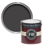 Vopsea maro lucioasa 95 la suta luciu pentru interior exterior Farrow and Ball Full Gloss Tanners Brown No. 255 750 ml