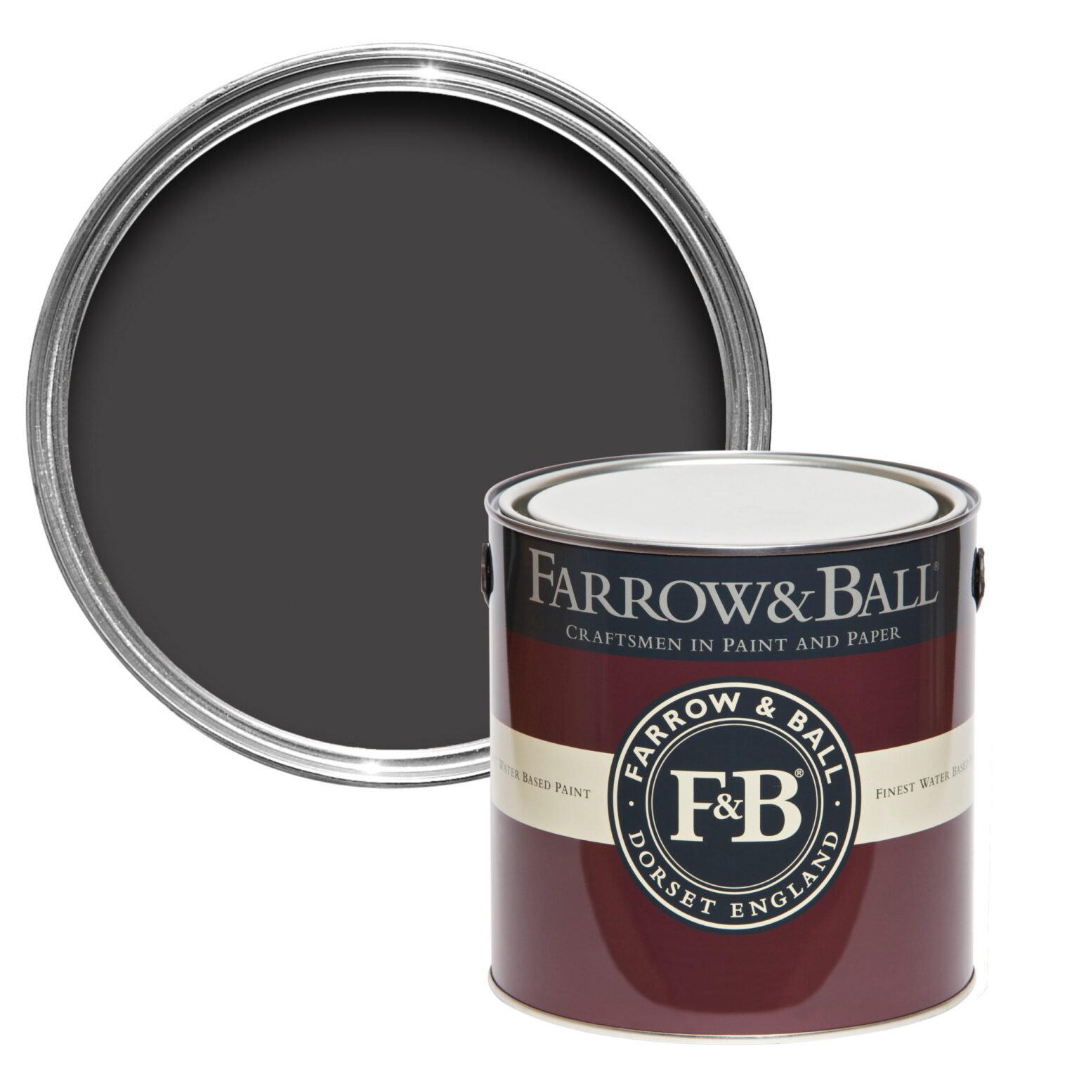 Vopsea maro mata 7 la suta luciu pentru interior Farrow and Ball Mostra Tanners Brown No. 255 100 ml