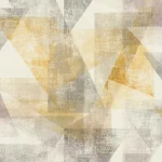 Tapet decorativ Linares Rasch, geometric, gri-argintiu, 617948 RASH