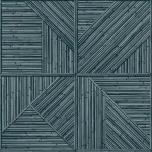 Tapet albastru model wood din vinil Grandeco Paglia Blue Wallpaper 10 ml x 0.53 ml