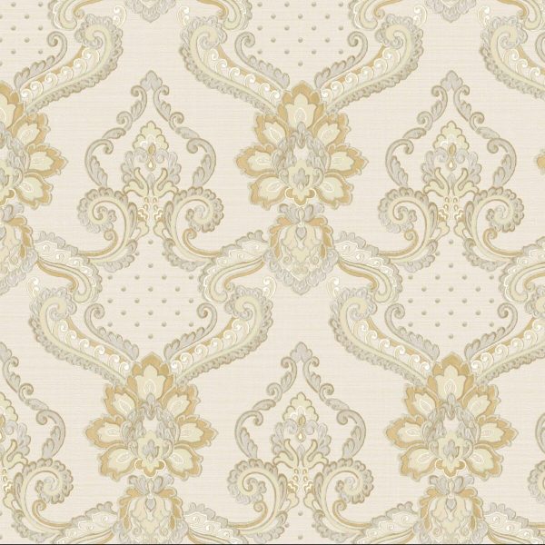 Tapet bej model baroc lavabil Cristiana Masi Lusso 42503 1.06 ml x 10.05 ml
