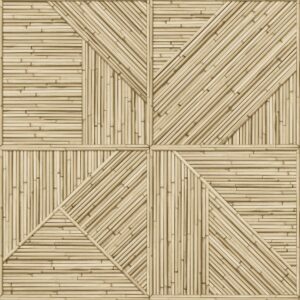Tapet bej model wood din vinil Grandeco Paglia Beige Wallpaper JF2401 10 ml x 0.53 ml
