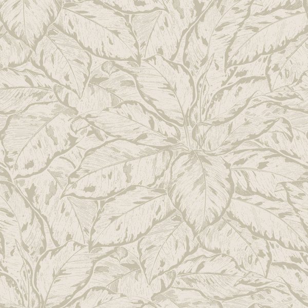 Tapet junglefever model floral tropical din vinil Grandeco Lucera Gilver Ivory Wallpaper JF3903 10 ml x 0.53 ml