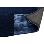 Covor navy, dormitor living, modern, geometric, lana vascoza, Tate Navy, Asiatic London, 160x230 cm