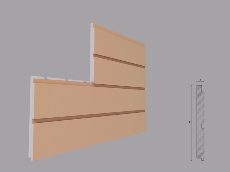Termosistem Decorativ FPTD05-100 500x100x2000 mm - imagine 3