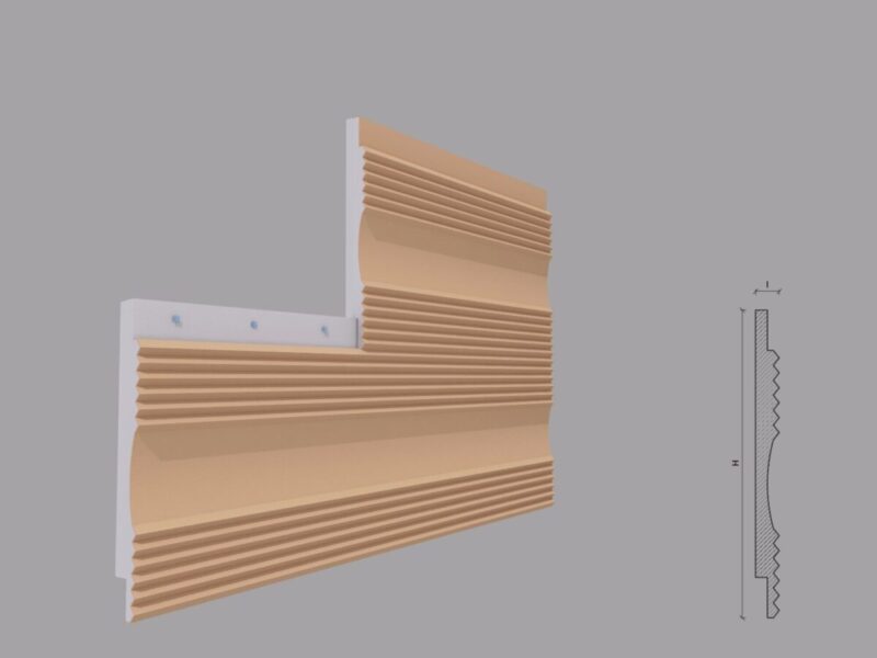 Termosistem decorativ FPTD03-40 500x40x2000 mm - imagine 3