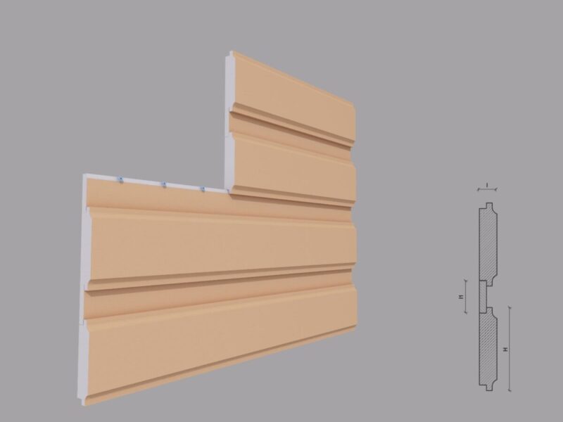 Termosistem decorativ FPTD07 435x50x2000 mm - imagine 2
