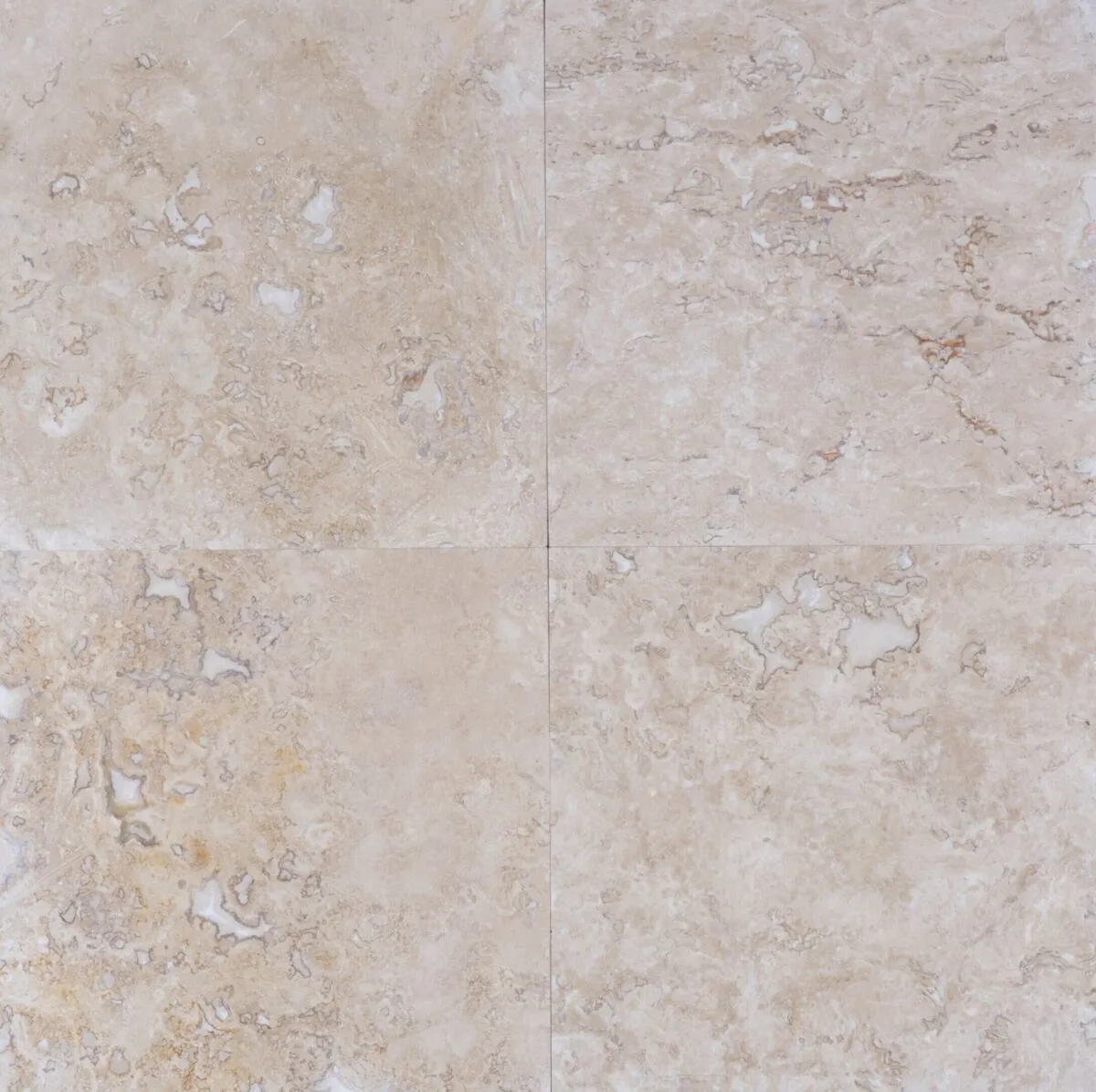 Travertin Blanco C C Placaj 40.6×40.6 1.2 Lustruit Chituit