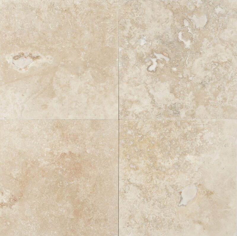 Travertin Blanco C C Placaj 40.6x40.6 1.2 Mat Chituit