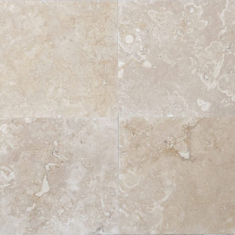 Travertin Blanco C C Placaj 45.7x45.7 1.2 Lustruit Chituit