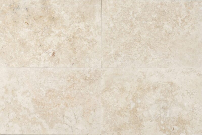 Travertin placaj bej Blanco C C, mat, chituit, 61x40.6 cm, grosime 1.2 cm - imagine 2