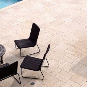 Placaj travertin chituit, Blanco C/C, 61x61 cm
