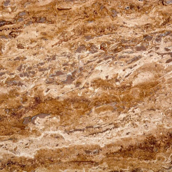 Travertin Legno placaj lustruit chituit, 30x30 cm, 1.2 cm