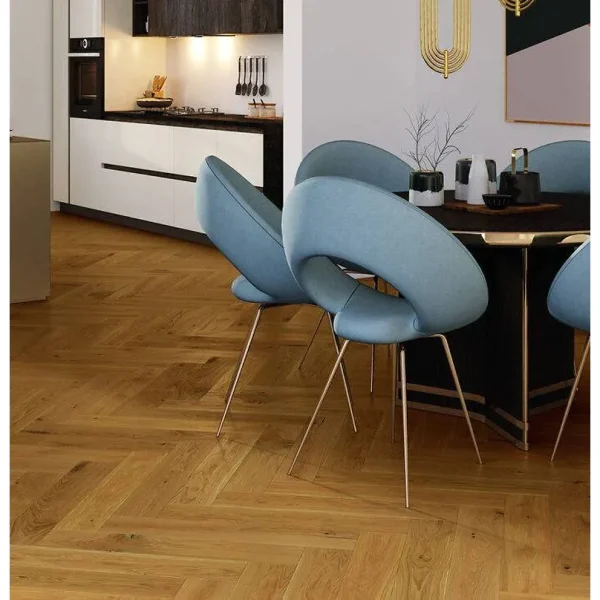 Parchet stejar, lac mat, Vibrance Herringbone, Barlinek,110x14x660 mm,1WC000041