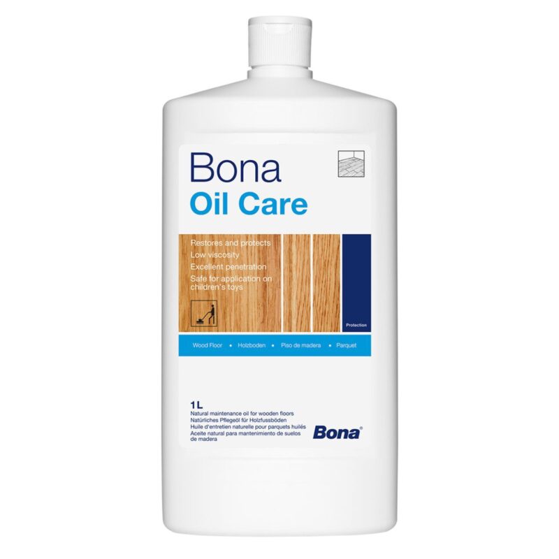 Ulei intretinere parchet tratat, Bona Oil Care W, protectie lemn, 1L - imagine 2