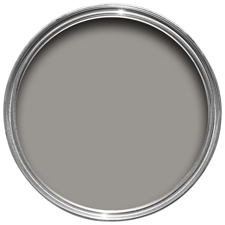 Vopsea gri mata 7 la suta luciu pentru interior Farrow and Ball Mostra Worsted No. 284 100 ml