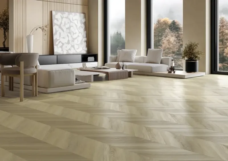 Parchet SPC Chevron, stejar Johannes, sistem 5G, Arbiton, 600x120mm CLC 222