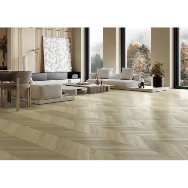 Parchet SPC Chevron, stejar Johannes, sistem 5G, Arbiton, 600x120mm CLC 222