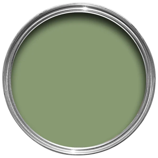 Vopsea verde mata 7 la suta luciu pentru interior Farrow and Ball Mostra Yeabridge Green No. 287 100 ml