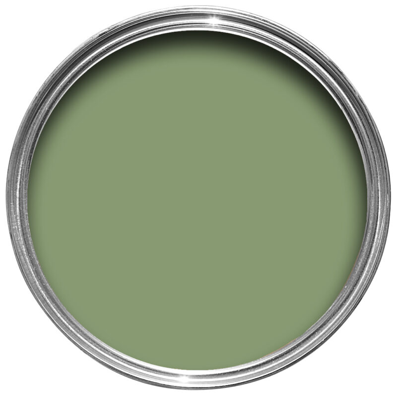Vopsea verde mata 2 la suta luciu pentru interior Farrow and Ball Casein Distemper Yeabridge Green No. 287 2.5 Litri - imagine 2