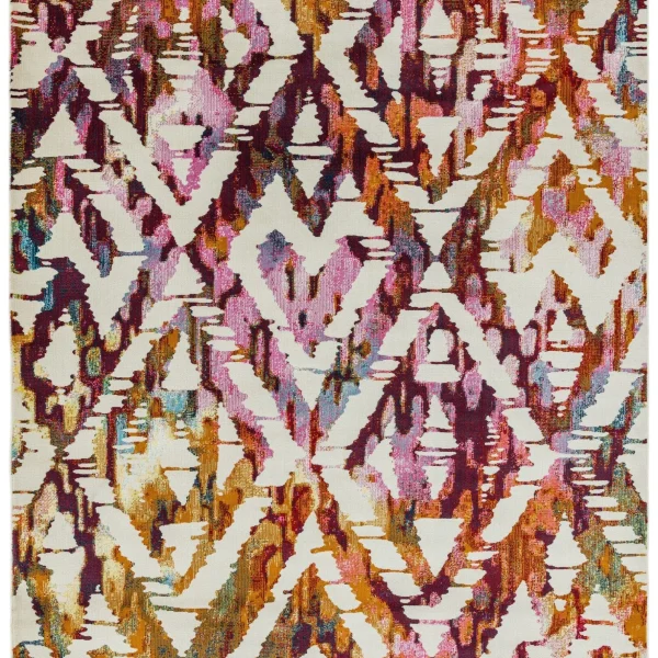 Covor roz violet geometric Amelie, Asiatic London, 160x230 cm