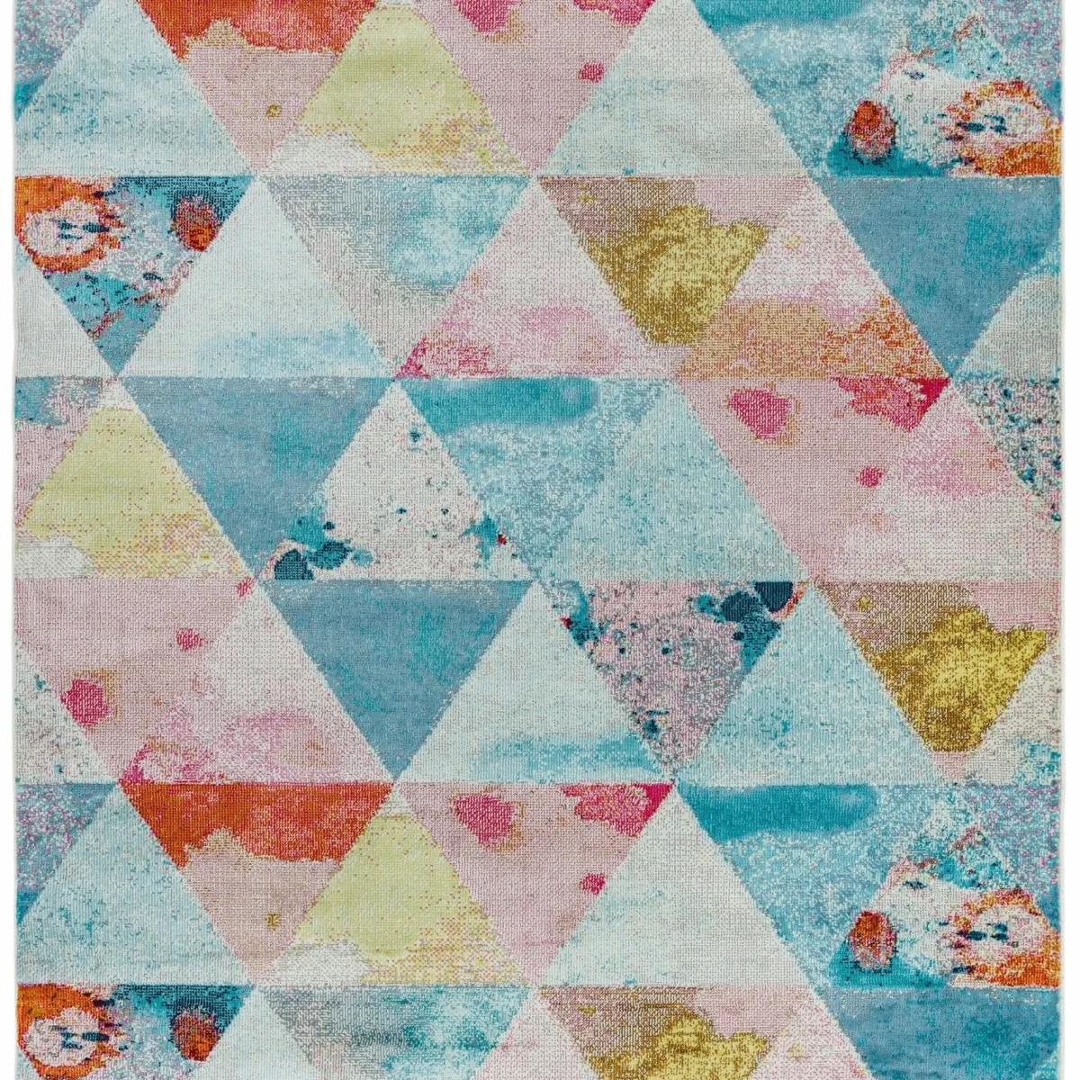 Covor din polipropilena model abstract Amelie Triangles 7 mm 80x150 cm AMEL0801500003
