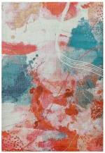 Covor din polipropilena model abstract Amelie Sundown 7 mm 80x150 cm AMEL0801500006