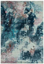 Covor din polipropilena model abstract Amelie Moonlight 7 mm 80x150 cm AMEL0801500007