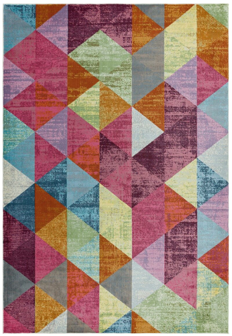 Covor din polipropilena model abstract Amelie Harlequin 7 mm 80x150 cm AMEL0801500008