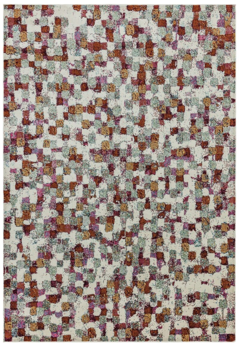 Covor din polipropilena model abstract Amelie Pixel 7 mm 120x170 cm AMEL1201700009