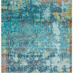 Covor din polipropilena model abstract Amelie Vintage 7 mm 80×150 cm AMEL0801500010