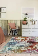 Covor din polipropilena model abstract Amelie Watercolour 7 mm 80x150 cm AMEL0801500005