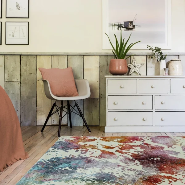 Covor din polipropilena model abstract Amelie Watercolour 7 mm 80x150 cm AMEL0801500005