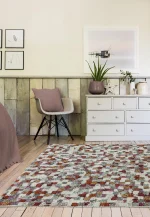 Covor din polipropilena model abstract Amelie Pixel 7 mm 80x150 cm AMEL0801500009