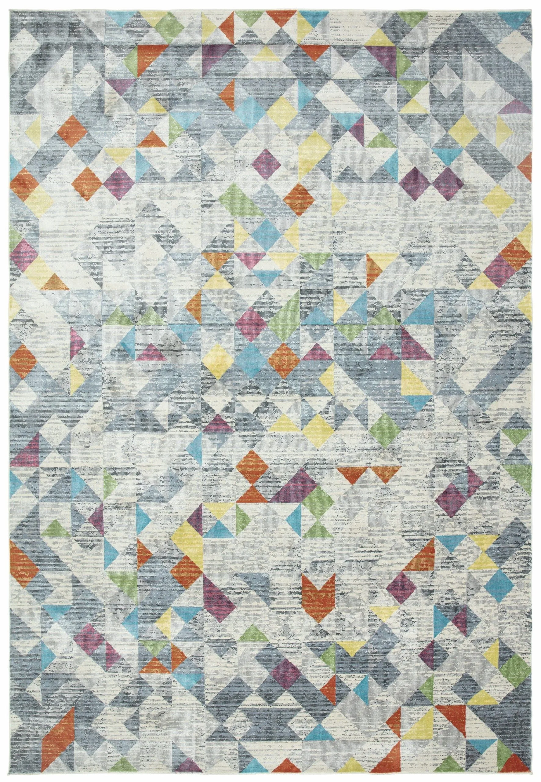 Covor geometric multicolor, colecția Amelie, Asiatic London, 80×150 cm