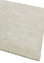Covor sand din lana viscoza lucrat manual modern model uni Aran Sand 20 mm 120x180 cm ARAN120180SAND