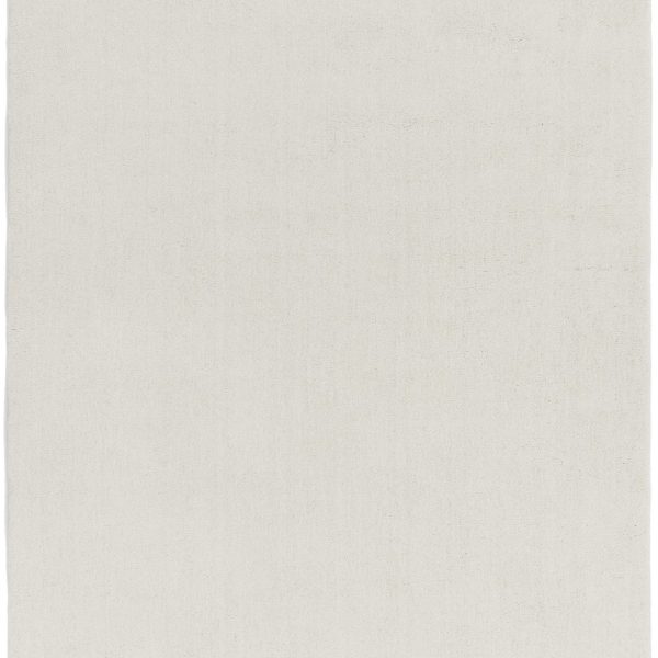 Covor ivory din lana viscoza lucrat manual modern model uni Aran Ivory 20 mm 120x180 cm ARAN120180IVOR