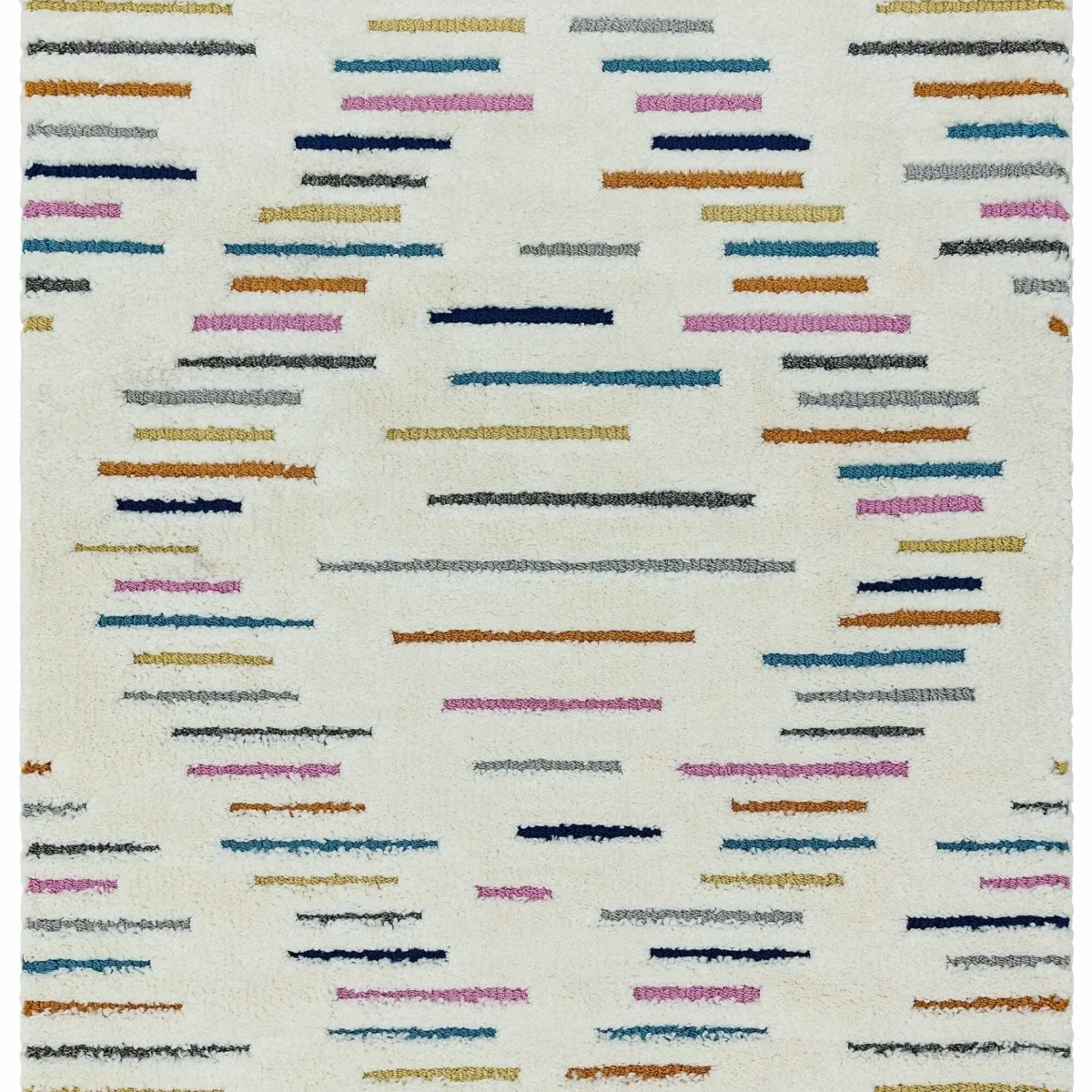 Covor pufos din polipropilena shaggy model morroccan geometric boho Ariana Harmony 30 mm 80x150 cm ARIA0801500003