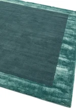Covor pufos, albastru aqua, lana viscoza, Ascot Aqua Blue, 120x170