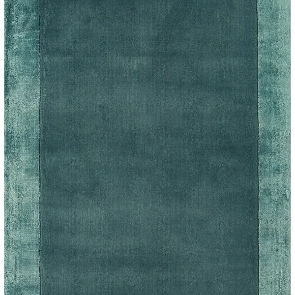 Covor pufos, albastru aqua, lana viscoza, Ascot Aqua Blue, 120x170