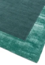 Covor pufos, albastru aqua, lana viscoza, Ascot Aqua Blue, 120x170