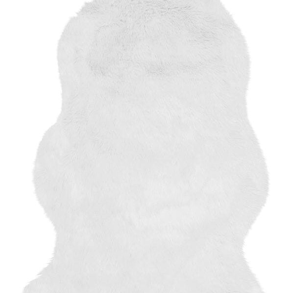 Covor pufos alb luxury modern model uni Auckland White 50 mm 70x100 cm AUCK070100WHIT