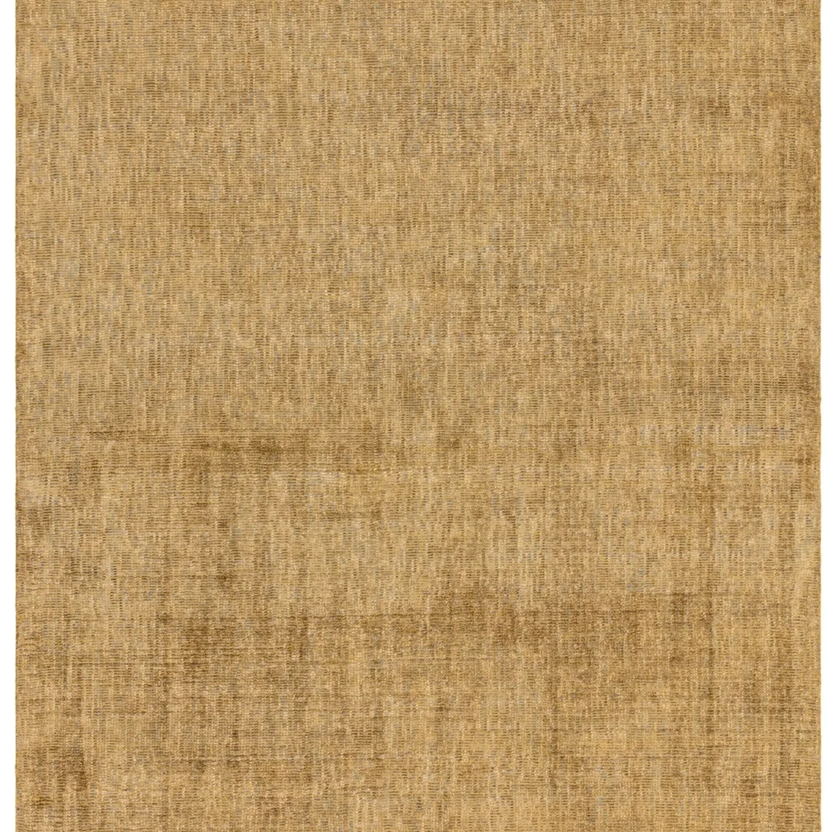 Covor pufos ocru din viscoza lucrat manual modern model uni Aston Ochre 8 mm 120x170 cm ASTO120170OCHR