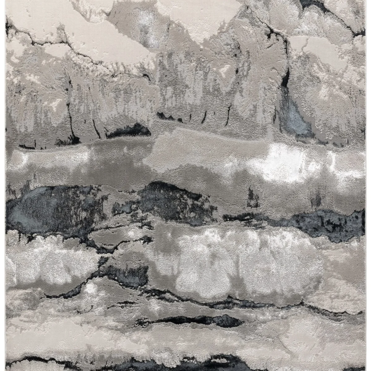 Covor modern high shine model abstract Aurora Quartz 8 mm 160x230 cm AURO1602300005
